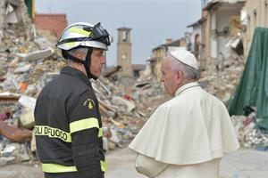 Papa Amatrice 4ottobre